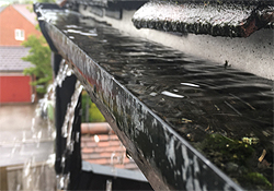 Gutters overflowing?