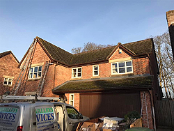 Moss removal & biocide treatment in Stonehouse